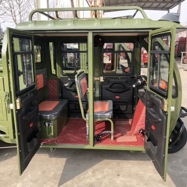 Semi Enclosed 50km/H 330kg Electric Cargo Tricycle