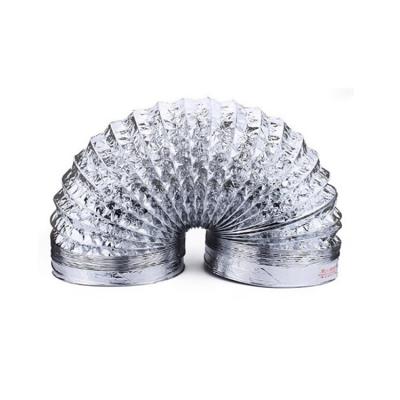 Vida Mecânica 3 Anos Branco 100MM Ar Semi-Rígido 8 polegadas Semi-Rígido Alumínio Flexível UV tubo de condução