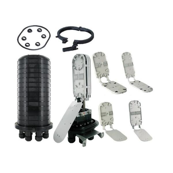 Соединяя распределительная коробка черноты закрытия кабельного сростка оптического волокна рукавов на открытом воздухе