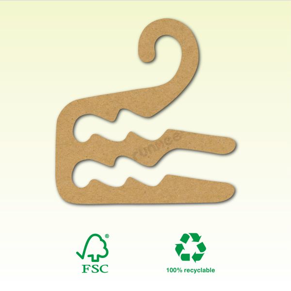FSC Recycled Cardboard Multi-Layer Sock Display Hooks ODM Custom Size 2.0mm Sustainable In-Store Merchandising Bulk Order