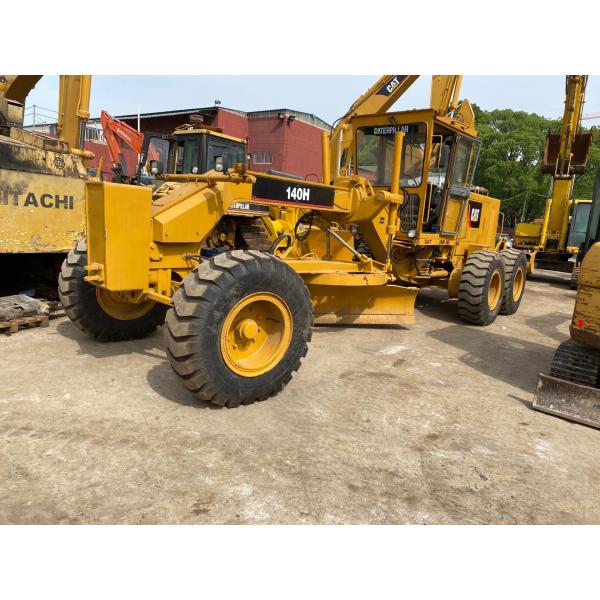 Second hand Caterpillar 140H Motor Grader with Cummins Engine 0-2000 Working Hours