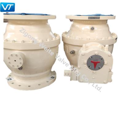 O aço de 150LB CF8M Ball Valve Stainless flangeou a válvula de bola 16 eixo montado