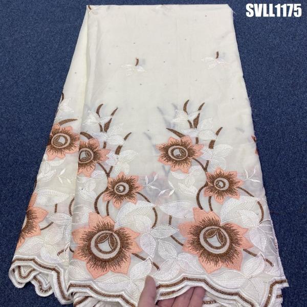 2023 Newest design swiss voile lace good quality swiss voile cotton lace fabric beautiful swiss voile lace for wedding