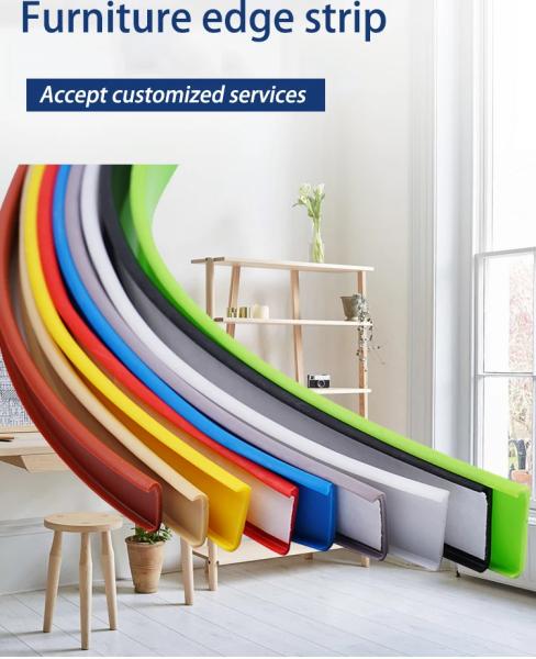 Pvc Edge Banding for Aluminum Channel PVC T Profile Edge Banding Sofa Wardrobe Door and Decoration Strip Rubber