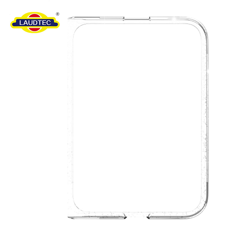 Crystal Clear Glitter Foldable Magnetic Phone Case for iPhone 18 Fold  Scratch Proof Dual Color Semi-Bumper Cover OEM/ODM