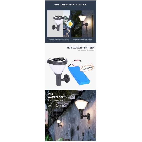 стена СИД 4.5W 5V установила солнечный свет IP65 делает водостойким для на открытом воздухе