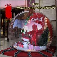 Venda popular 3/4/5m Atraente Natal inflável Globo de Neve Gigante Globo de Neve Explodir Globo de Neve Inflável Gigante