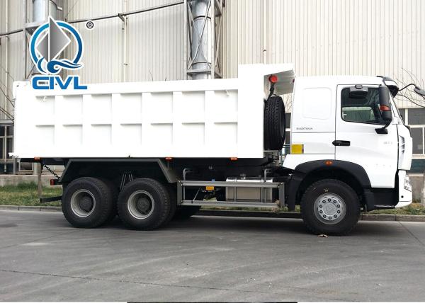 SINOTRUK 6 x 4 Howo A7 Heavy Duty Dump Truck 371hp Front  Hyva Lifting 30T