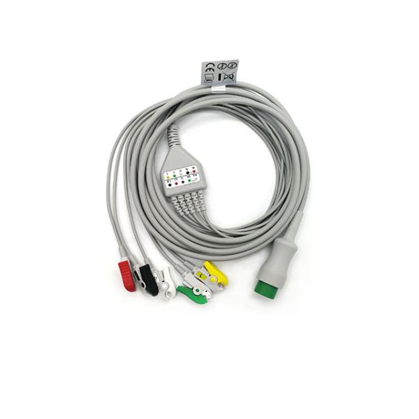 Medical Equipments ECG Cable 12 pin Connector for Clamp Electrode Monitor