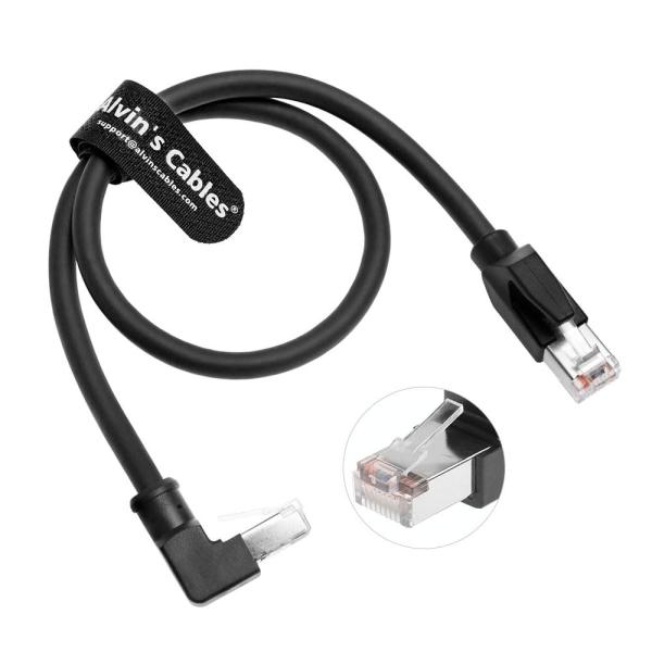 Câble RJ45 blindé CAT6A Alvin de 2m pour robotique PLC à chaîne porte-câbles haute flexibilité