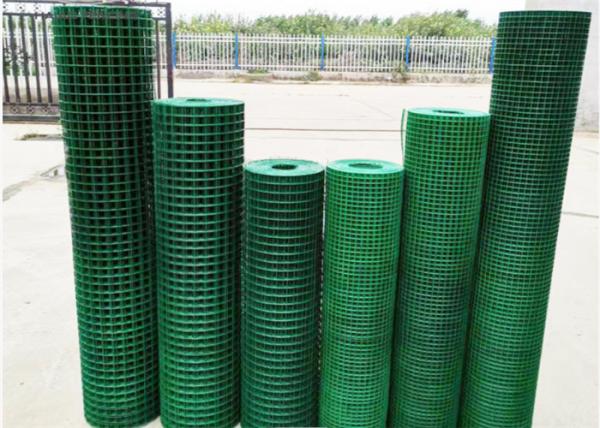 Matting revestido de Mesh Welded Rolls Green Fence do fio de 2x18m SOLDADO plástico
