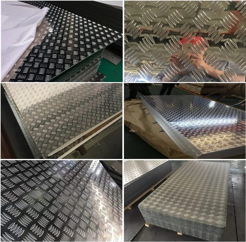 Выбитое падение разрыва листа алюминиевого сплава Chequered плита 350mm