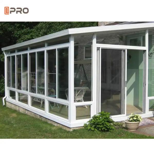 Powder Coated Frame Glass Florida Room Aluminum Portable Glass House Sunroom Panels