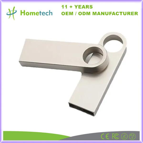 USB 2.0/3.0 Metal Thumb Drive 8GB/16GB/32GB/64GB/128GB Silver/Gold/Rose Gold for Windows Mac OS Linux
