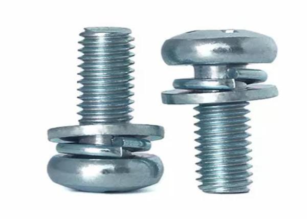 M5  B7  Carbon Steel Grade 4.8 Cross Recessed Pan Head Screw Assembled With Washer