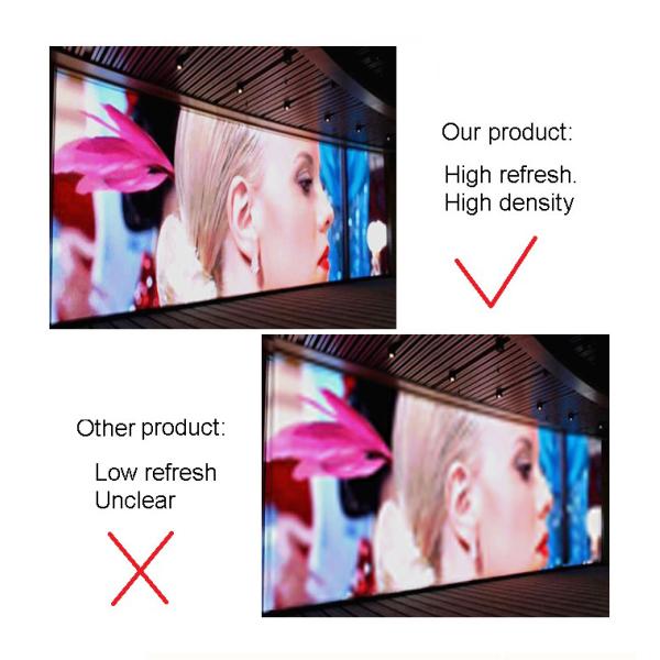 Облегченный экран приведенный этапа концерта полного цвета P4 крытый