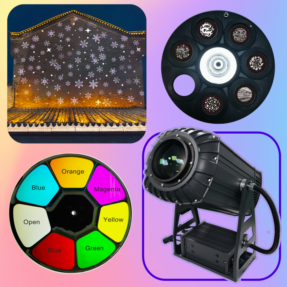 Outdoor 600W Advertising logo Projector Led Projection Gobo Light