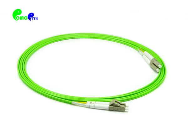 OM5 Fiber Optic Patch Cables LC PC To LC PC Duplex OM5 50 / 125  2M LSZH for 100Gig Data Center