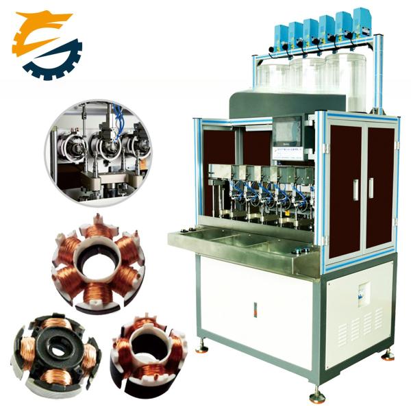 Advanced 3.5 KW Brushless Dc Motor Winding Machine with 5 kVA Max.Transformer Capacity