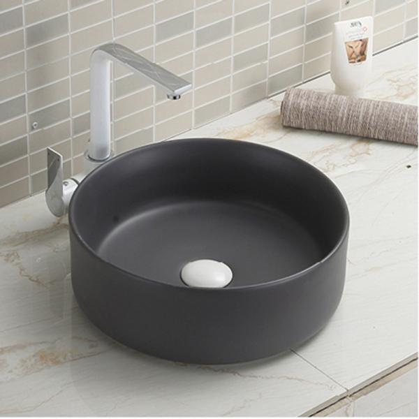 Bacia de alta temperatura superior contrária da bancada do acendimento do dissipador do banheiro da porcelana