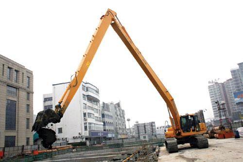 Factory Direct Customizable High Reach Demolition  Good After-sales Service Excavator Extension Arm Long Reach Boom for Demolition Attachment used for 30-100tons excavators