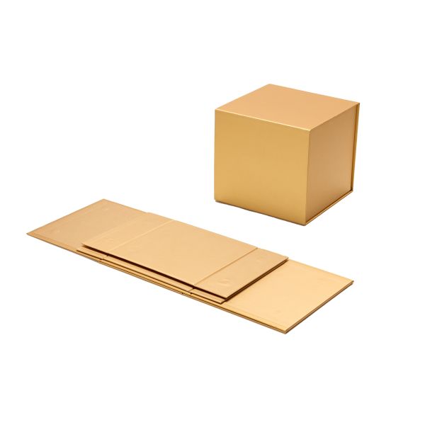 Christmas Flash Cosmetic Packaging Box Folding Jewelry Packaging Box With Magnetic Seal