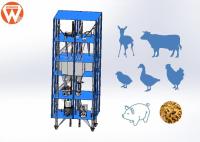 La chaîne de production de granule d'alimentation des animaux ingénieurs de dessin de 10T/H 3D conçoivent