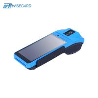 Terminal sans fil Wisecard Android tenu dans la main 7. 0 de position de BORD de GPRS avec le scanner de NFC