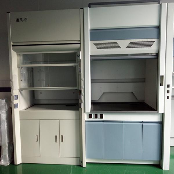Steel Lab Fume Hood with Expoxy Resin Worktop Resistance to Corrosion , Acid and Alkali
