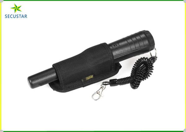 Waterproof Gold Pinpoint Hand Held Metal Detector ABS Rubber With LED Light Alarm