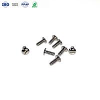 M0.8 en acier inoxydable poli fente de panier de tête de machine de vis de montre à dents
