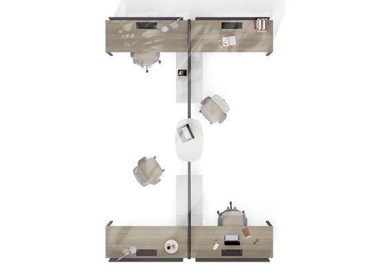 Verdure X Modular Panel System with 45-Degree Aesthetics for Task-Oriented Office Spaces