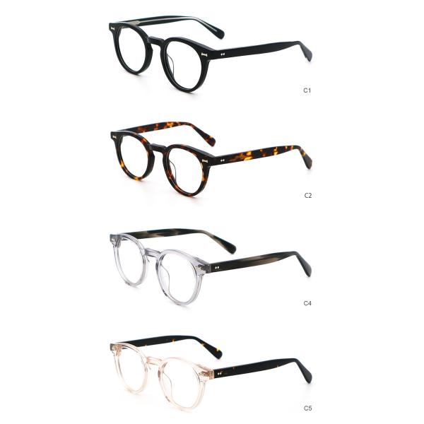 Vendor Fashion Clear Handmade Acetate Frames Glasses MR 98614