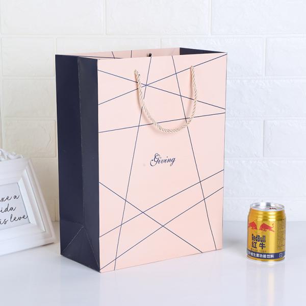 Factory directly business paper handbag custom your own logo printed