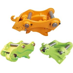 Q355B Custom Made Excavator Quick Coupler , Excavator Quick Attach With Pins