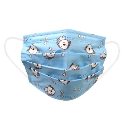 Anti Dust Kids Medical Face Mask  Cute Cartoon Printing Customized Design