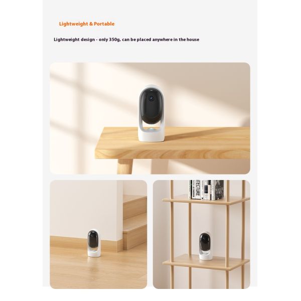 WiFi APP Remote Control Pet Camera Night Vision Motion Detection Alerts Eco-Friendly Flying Discs Interactive Cat Laser Toy for