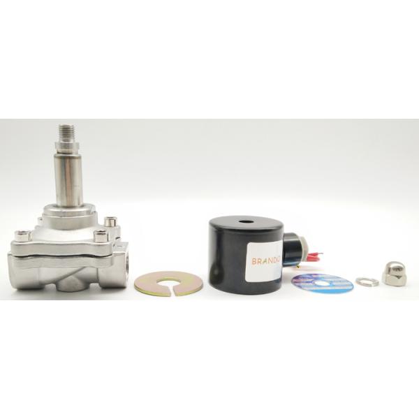 2/2 Way G 1/2 Inch Normal Close Solenoid Valve Stainless Steel Body 2S160-15 AC220V