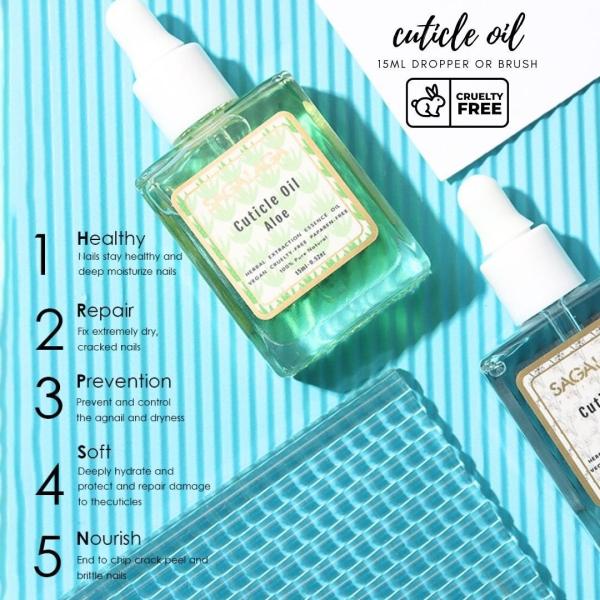 Roller Private Label Fruit Nail Cuticle Revitalizer Oil in 15ml Clear Bottle With Dropper Custom Logo for Bulk Purchase