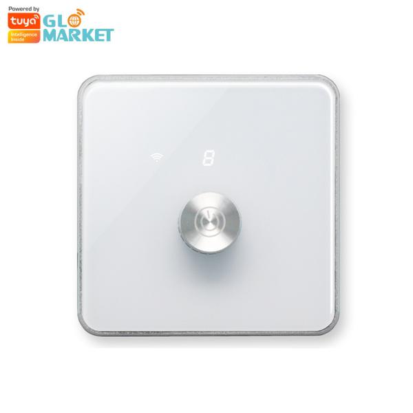 Glomarket Smart Home Dimmer Switch Tuya Zigbee Voice Control Knob Dimming Adjust Brightness With Digital Display