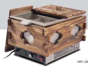 Equipamentos comerciais da cozinha da máquina de Oden com proteção de madeira do quadro
