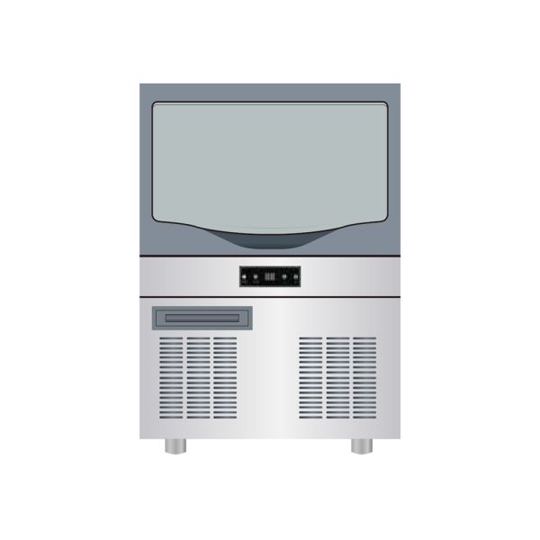 Undercounter Type Commercial Cube Ice Machine with compact footprint and robust performance ideal for bars cafes hotels and institutional kitchens