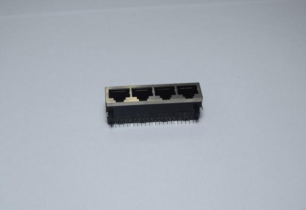 1 X 4 Multiport RJ45 Female Jack , Gigabit Shielded Cat6 Cable RJ45 Connectors