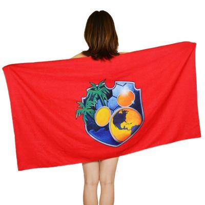 les serviettes à séchage rapide de Microfiber de serviettes de plage du polyester 300gsm échouent