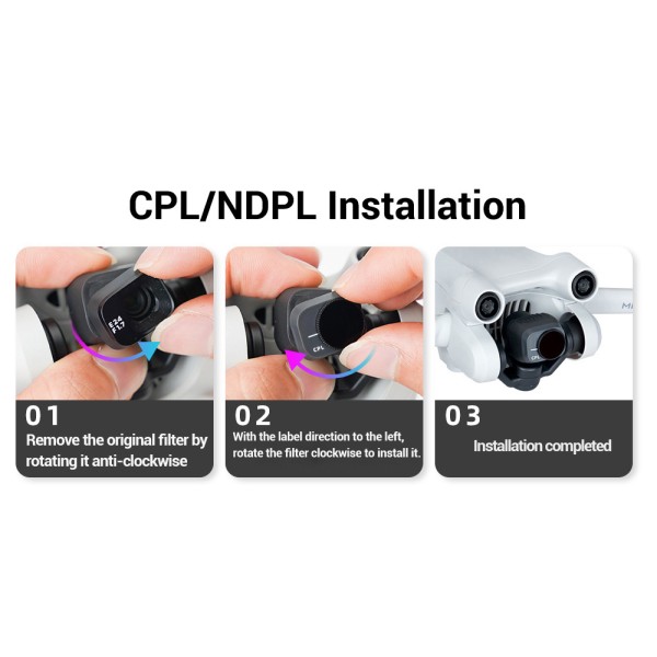 6 In 1 Drone Camera Filters Lightweight ND Filters For DJI Mini 3 Pro