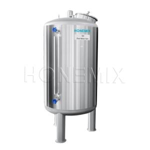 Sanitary RO Water Treatment Plant Tank Stainless Steel Corrosion Resistance