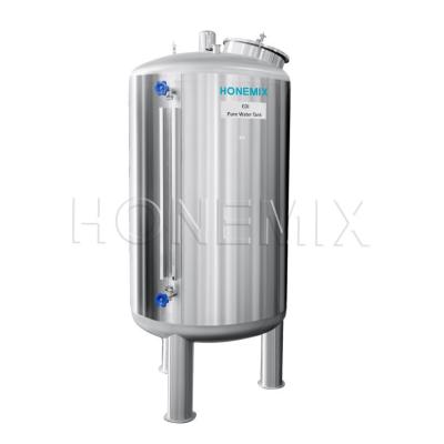Sanitary RO Water Treatment Plant Tank Stainless Steel Corrosion Resistance