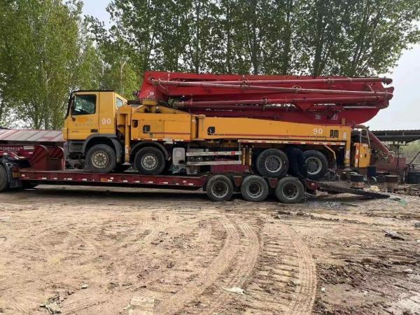 Offre spéciale 2006 Putzmeister 46m pompe à béton pompe hydraulique mobile usagée vente