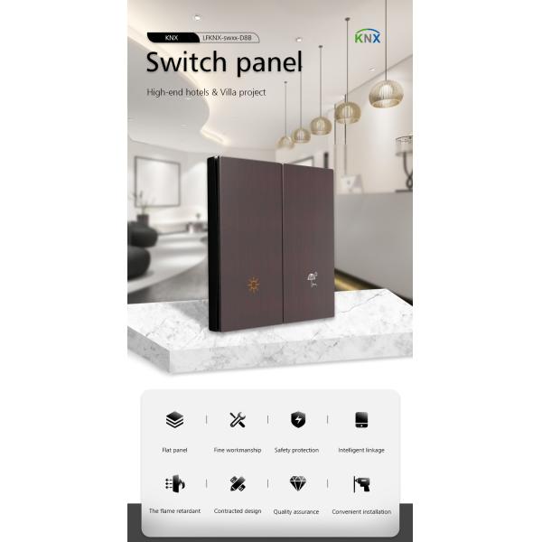 Выключатель ПК металла домашний, умный переключатель стены освещает дизайн контржурным светом 86mm