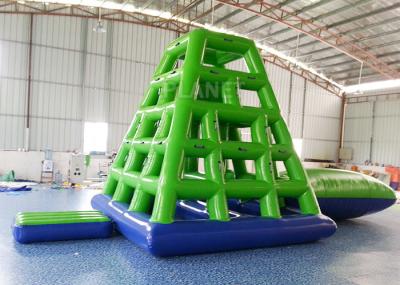 Corrediça de escalada de flutuação inflável da água da torre de água dos esportes do Aqua para o mar